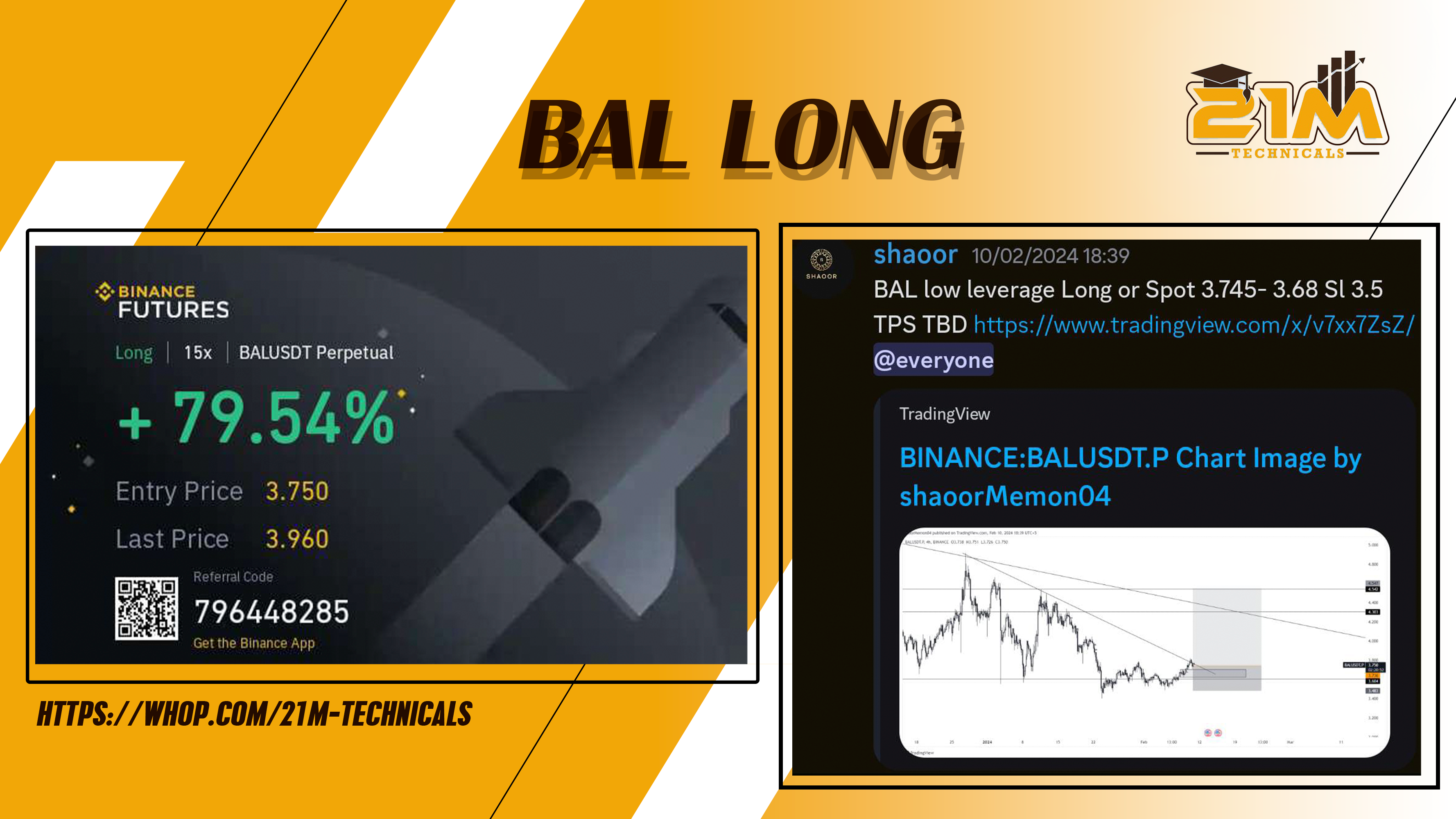 BAL LONG BY SHAOOR FOR 8% GAINS