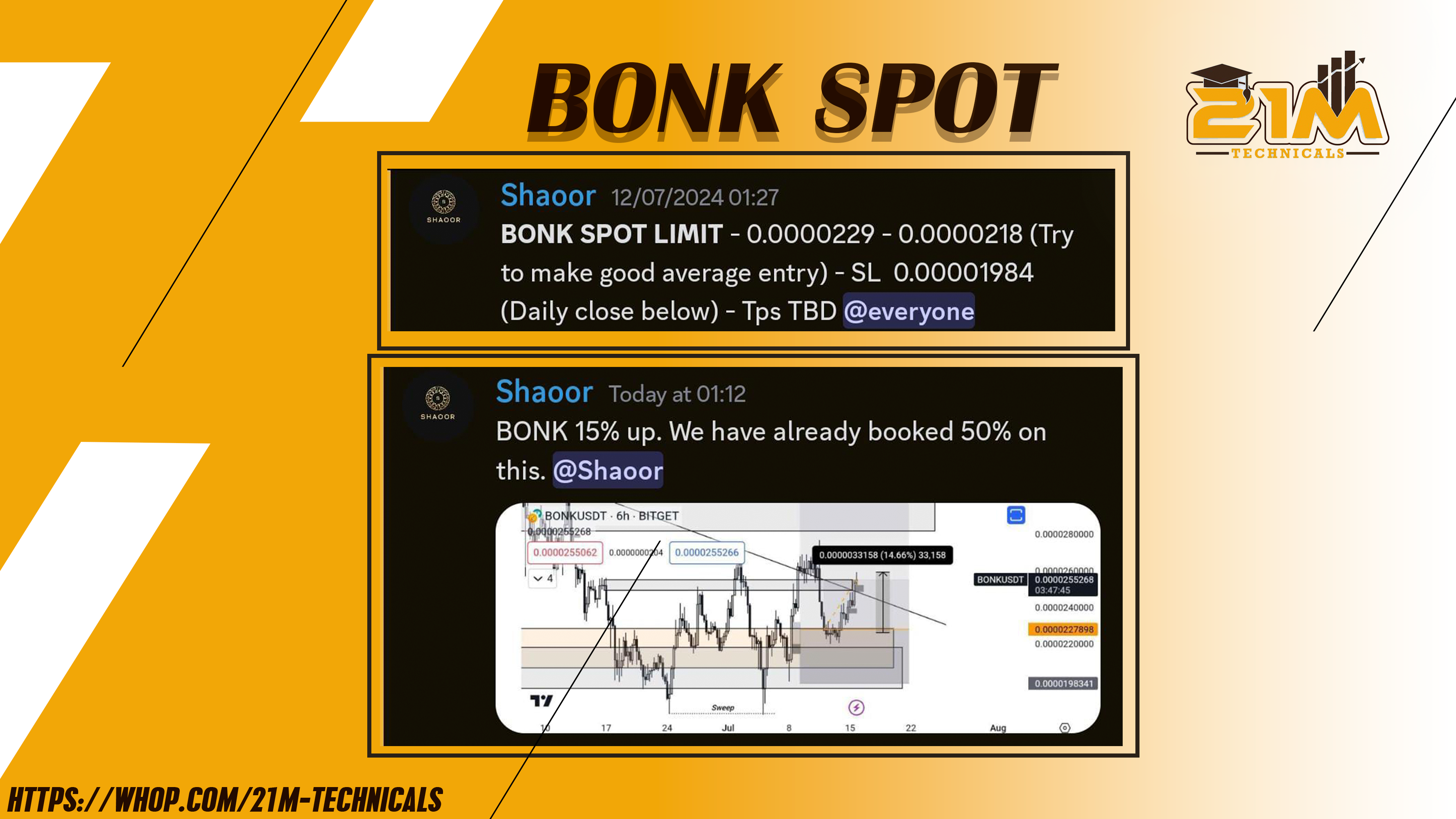 BONK SPOT BY SHAOOR FOR 15%