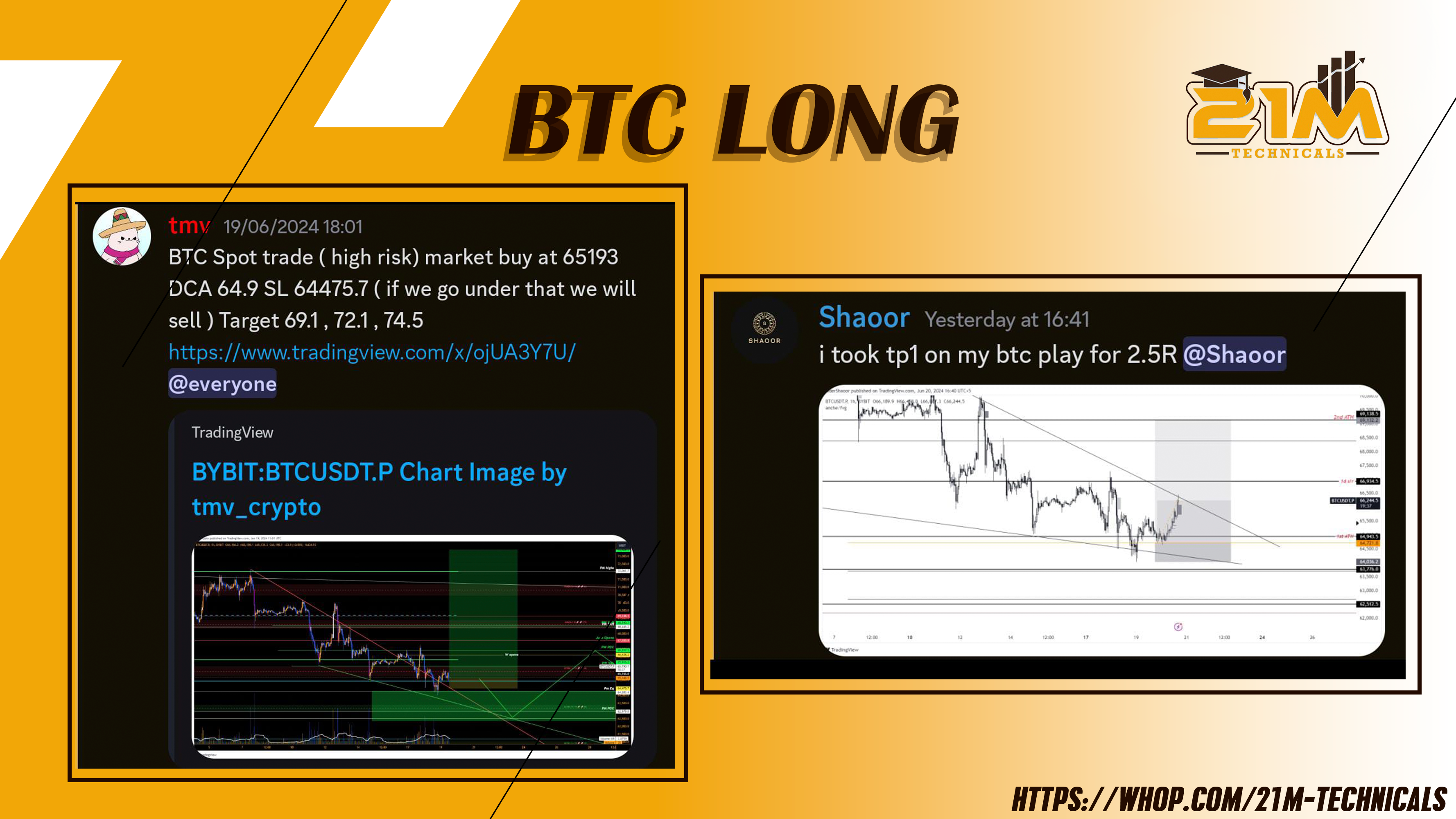 BTC LONG BY TMV FOR 2.5R GAINS