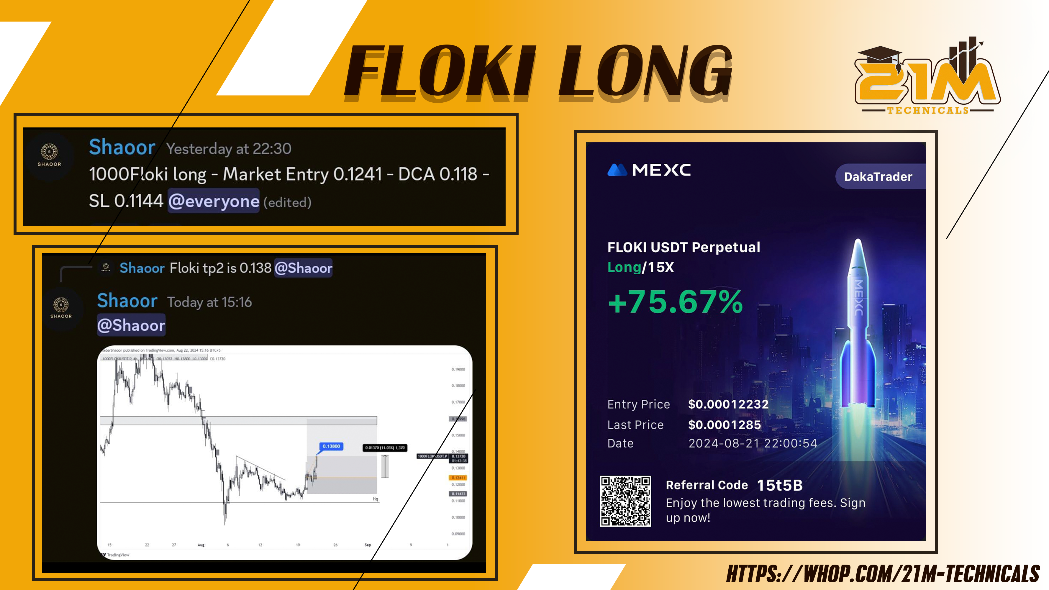 FLOKI LONG BY SHAOOR FOR 17%