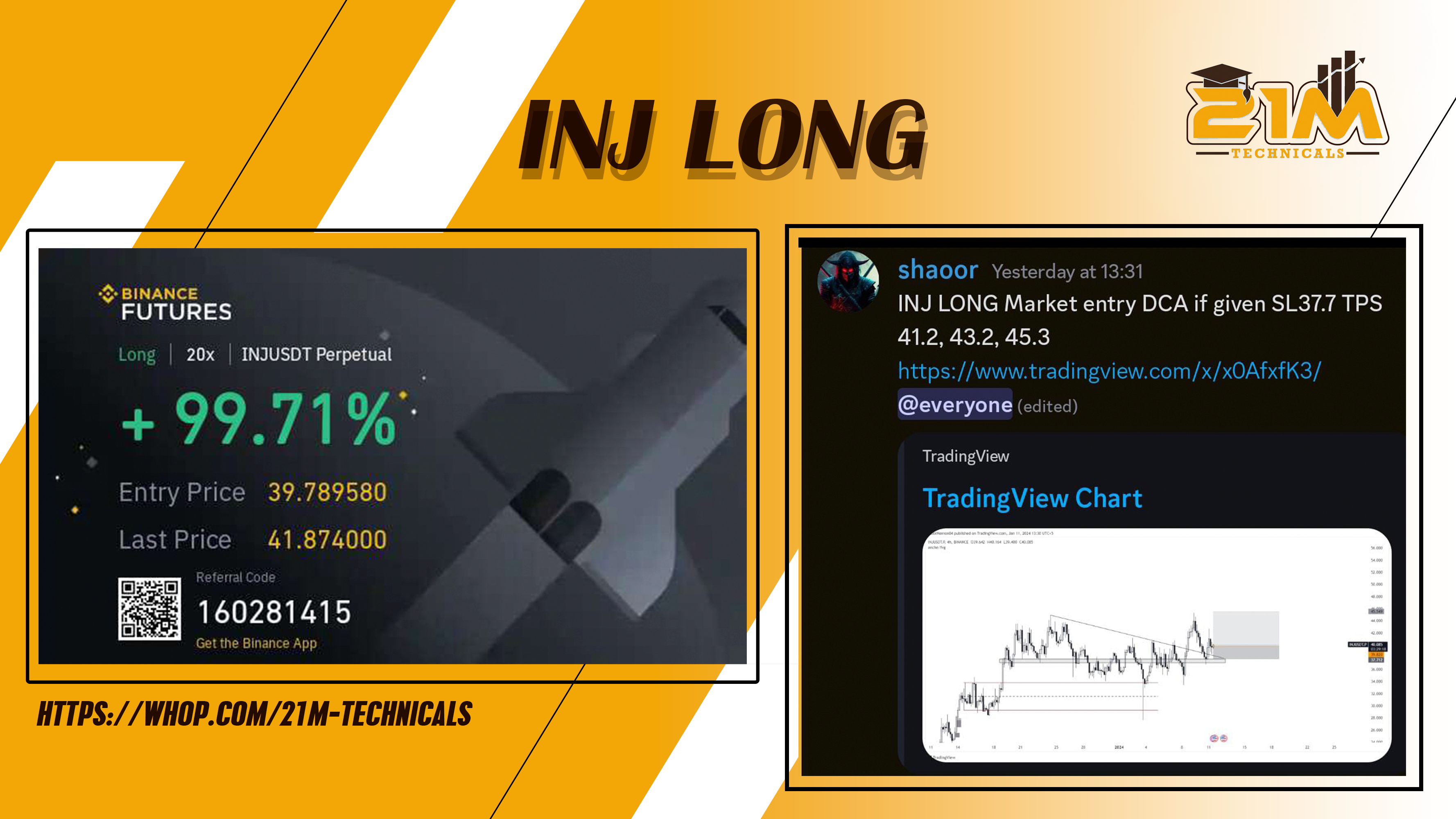 INJ LONG SCALP BY SHAOOR FOR 5% GAINS