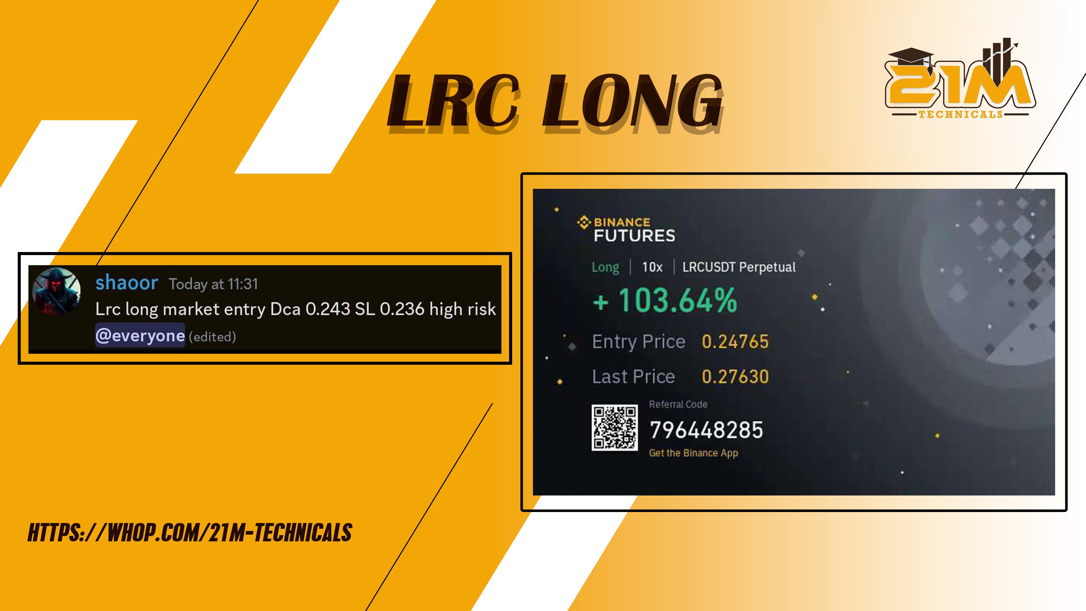 LRC LONG BY SHAOOR FOR 10% GAINS.