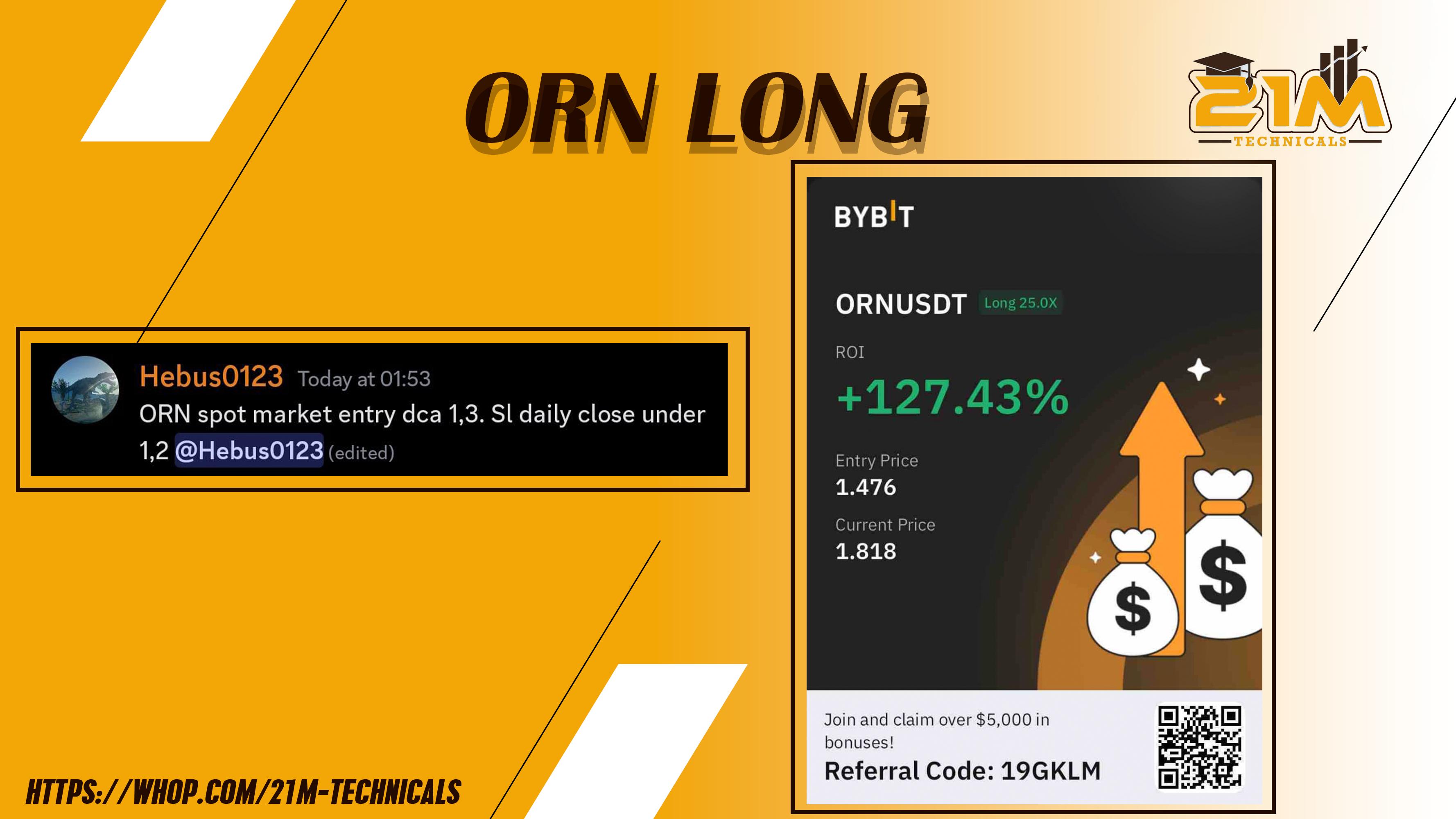 ORN LONG BY HEBUS FOR 25%